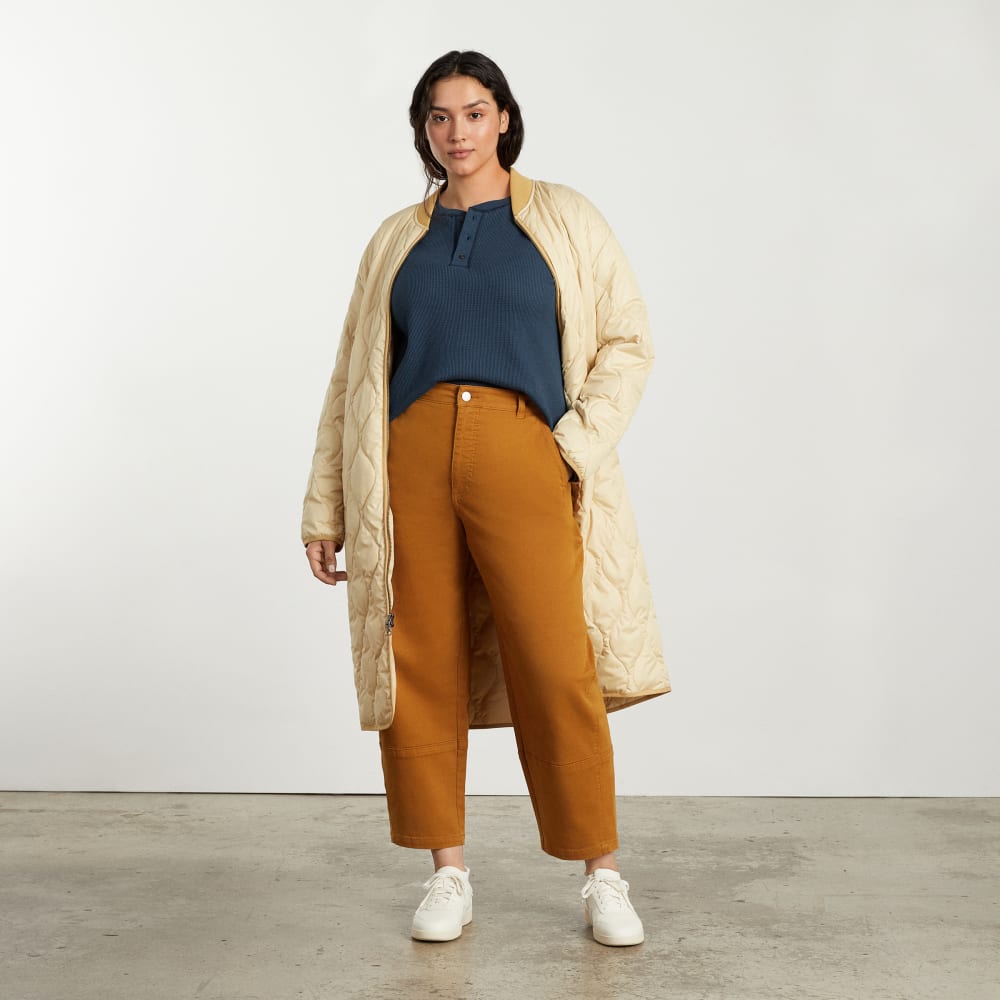 The Organic Cotton Waffle Henley | Atlantic - Image 4