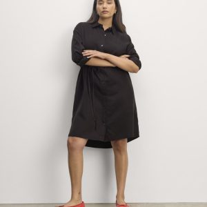 The Must-Have Shirtdress in Butterlite | Black