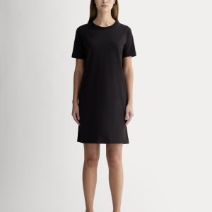 The Organic Cotton Weekend Tee Dress | Black
