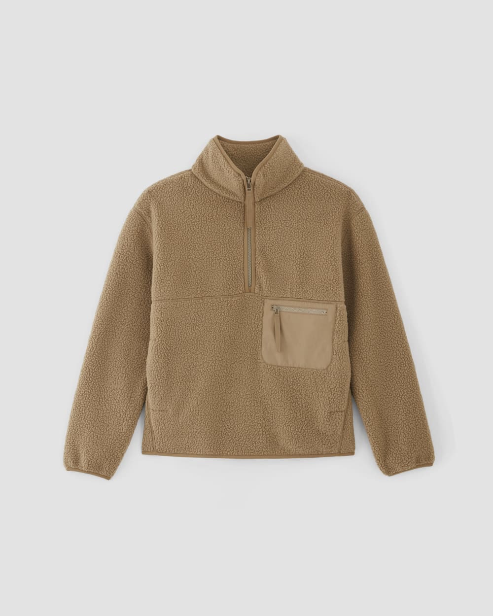 The ReNew Fleece Oversized Half-Zip | Tiger's Eye - Image 2