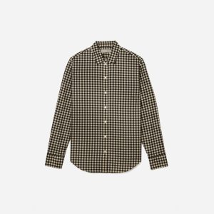 The Must-Have Shirt in Silky Cotton | Black / Canvas Gingham