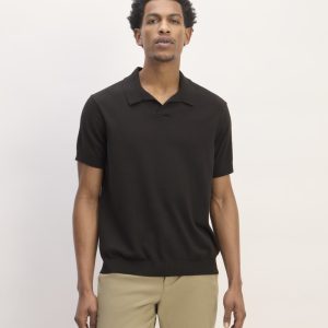 The No-Sweat Polo | Black
