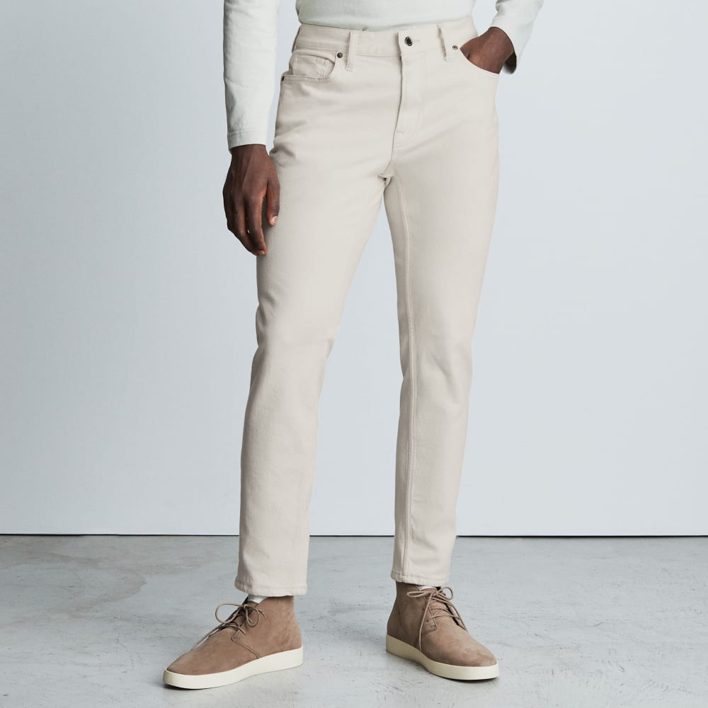 The Organic Cotton Slim-Fit Jean | Ecru