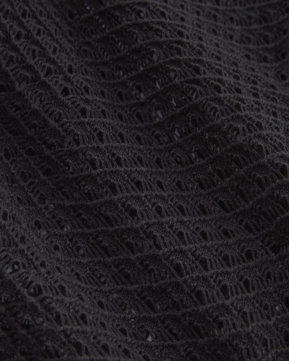 The Lace Knit Cardigan | Black - Image 6