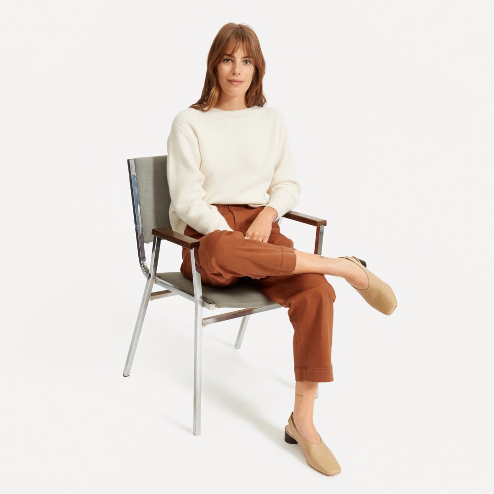 The Straight-Leg Crop | Cocoa Brown | Short - Image 6