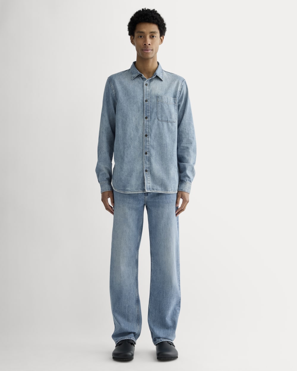 The Denim Shirt | Mid Indigo - Image 3