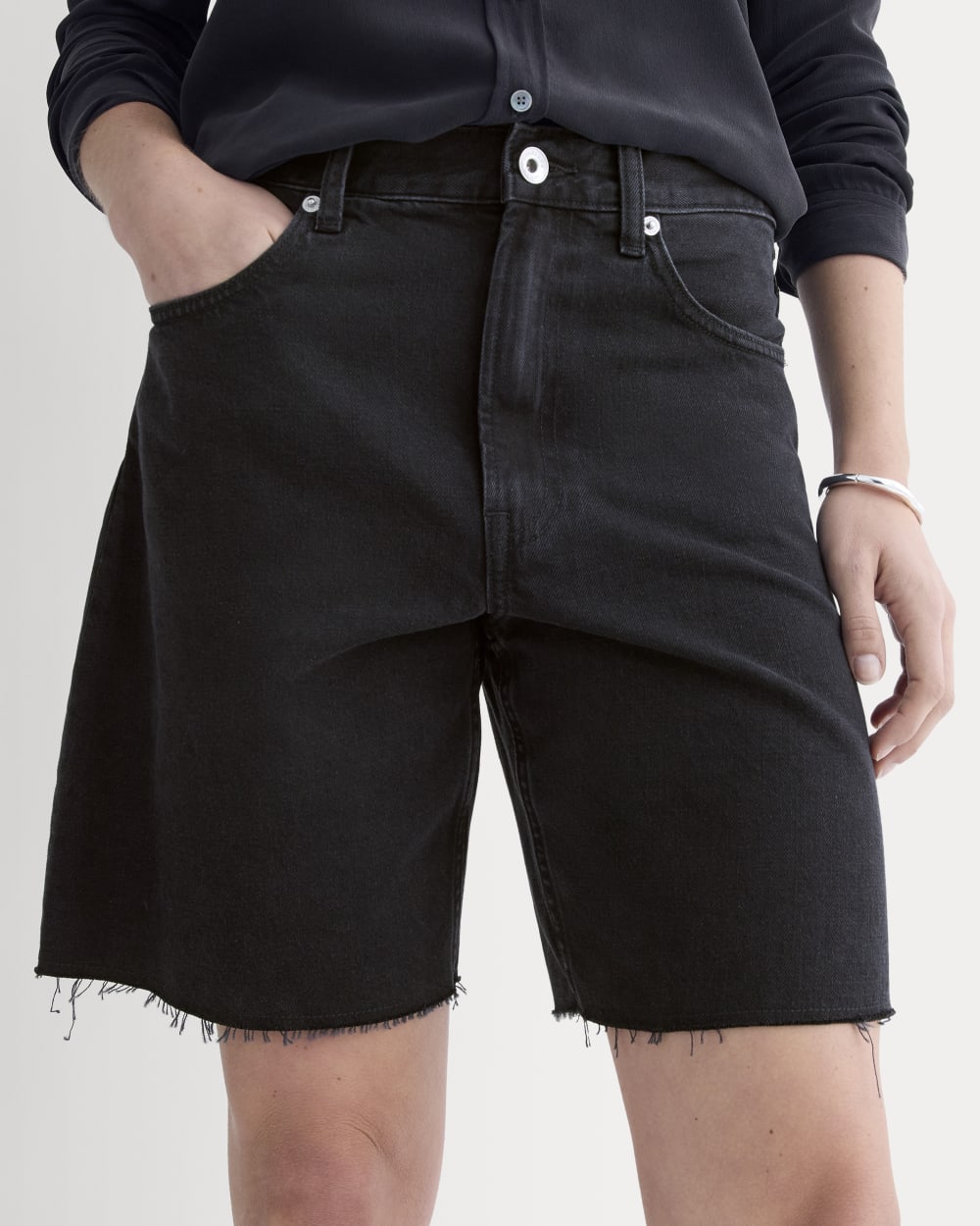The OG Baggy Jean Short | Washed Black - Image 4
