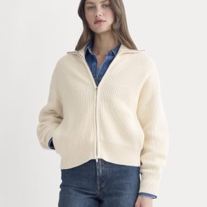 The Full-Zip Sweater in Everyday Cotton | Canvas