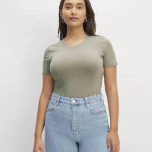 The Supima? Form Crew Neck Tee | Sage Green