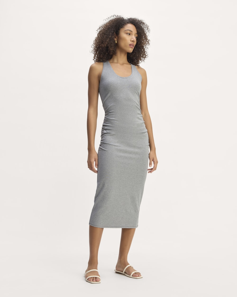 The Form Racerback Dress | Mid Heather Grey