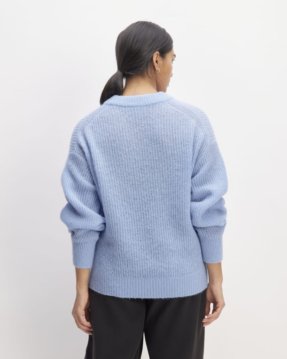 The Cocoon Crew in Alpaca | Chambray Blue - Image 6