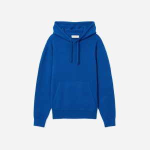 The Felted Merino Hoodie | Azure