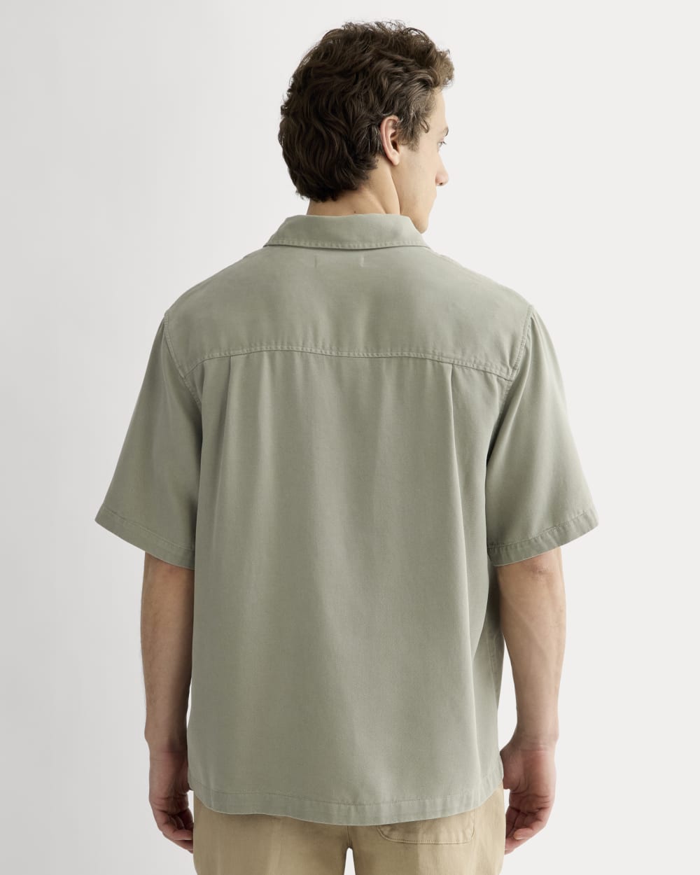 The Relaxed Utility Shirt in Buttersoft | Sage Green - Image 5