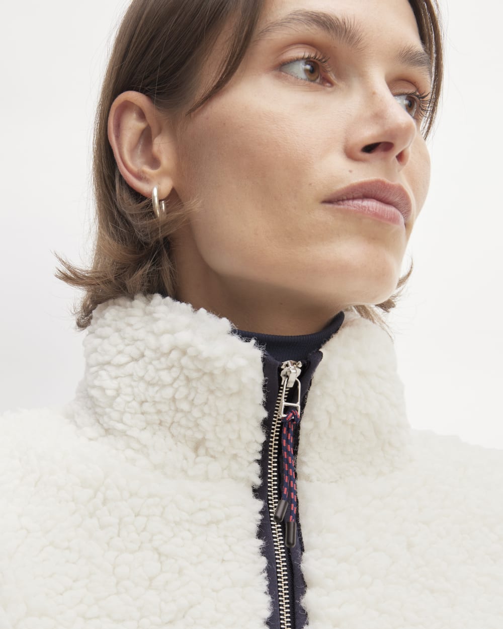 The ReNew Fleece Full Zip | Bone - Image 4