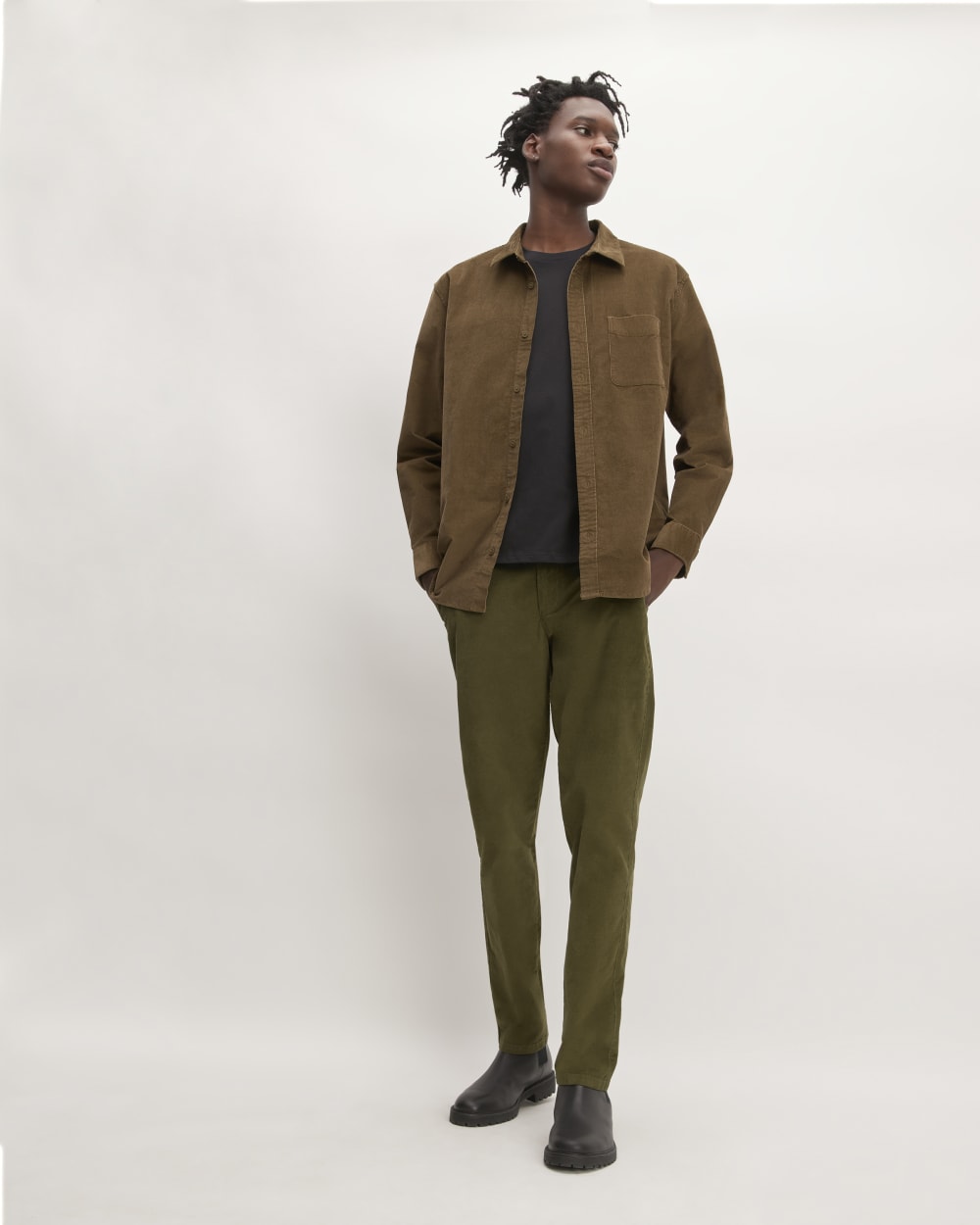 The Straight Fit Corduroy Pant | Beech - Image 3