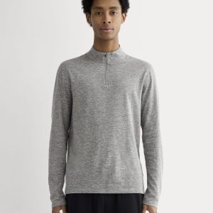 The Rec Quarter-Zip |  Heathered Grey