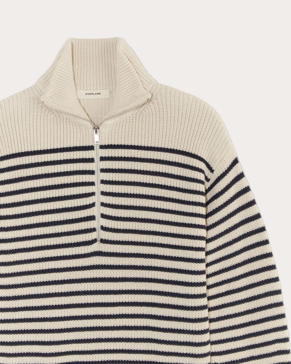 The Half-Zip in Everyday Cotton | Canvas / Navy - Image 6
