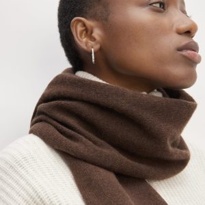 The ReCashmere Scarf | Heather Cocoa