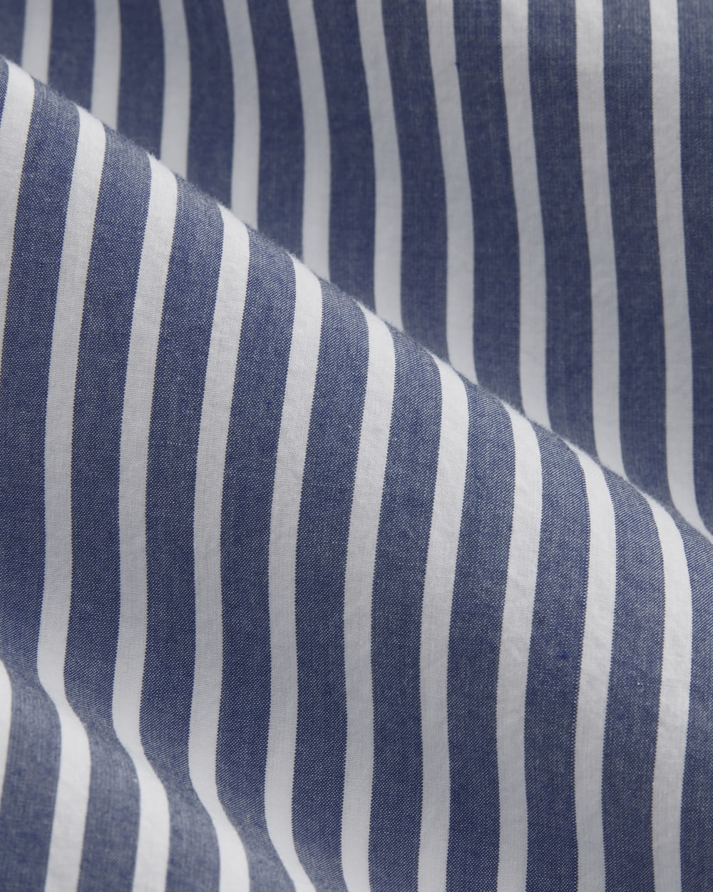 The Boyfriend Shirt in Ultrasoft Cotton | Bone / Mazarine Blue - Image 6