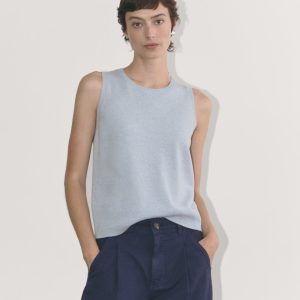 The Classic Tank in Cashmere | Sky Blue