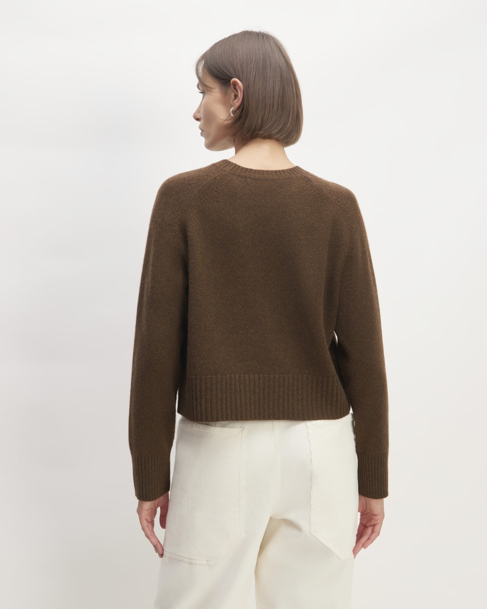 The Boxy Crew in Cashmere | Heather Cocoa - Image 6