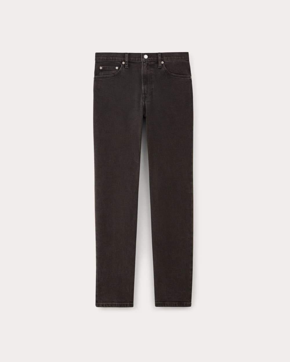 The Organic Cotton Straight-Leg Jean | Washed Black - Image 2