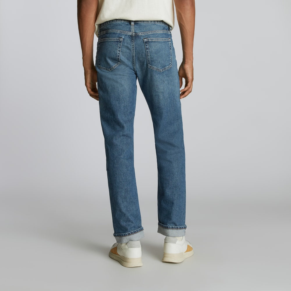 The Selvedge Straight Fit Jean | Vintage Blue Wash - Image 3