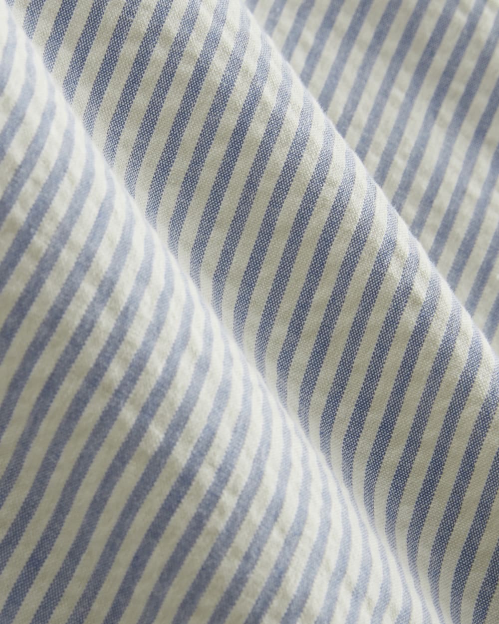 The Seersucker Long-Sleeve Shirt | Dutch Blue / Natural - Image 6