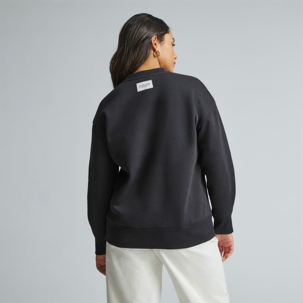 The ReTrack Oversized Crew | Black - Image 3