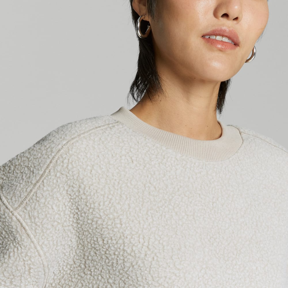 The ReNew Teddy Oversized Crew | Oat - Image 4