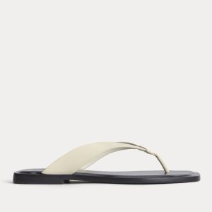 The Leather Flip Flop | Canvas