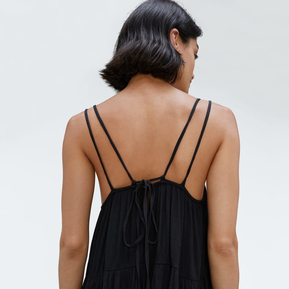 The Naia? Ripple Tiered Maxi Dress | Black - Image 5