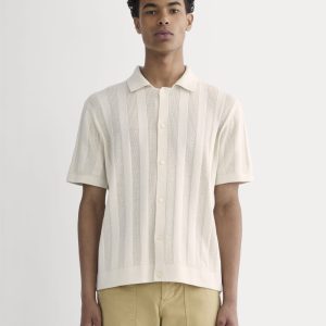 The No-Sweat Ribbed Polo | Birch