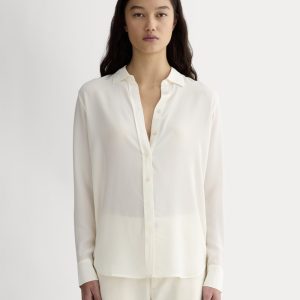 The Must-Have Shirt in Washable Silk | Off-White