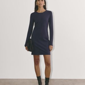 The Form Mini Dress | Navy