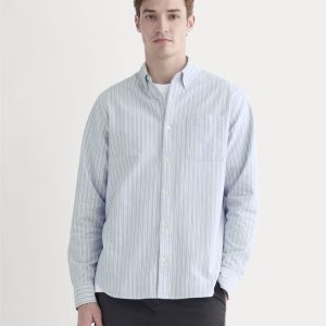 The Classic Oxford Shirt | Summer Sky Stripe | Standard