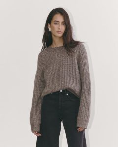 The Fisherman Crew in Cloud | Taupe Melange