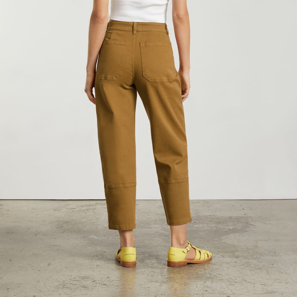 The Utility Barrel Pant | Golden Brown | Regular - Image 3