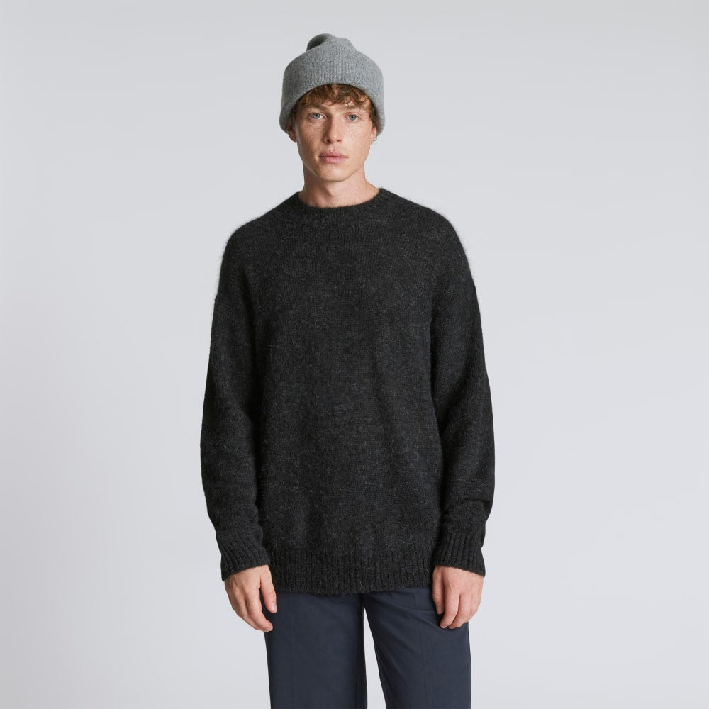 The Felted Merino Beanie | Mid Heathered Grey - Image 7