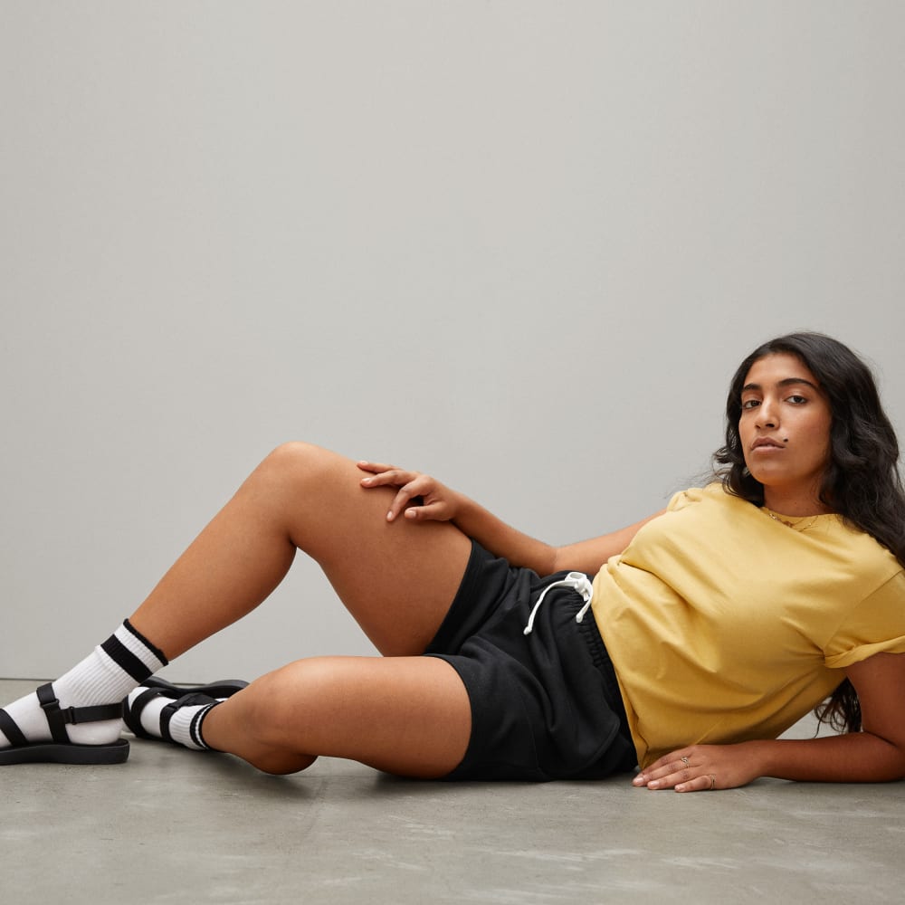 The Track Long Sweatshort | Black - Image 4