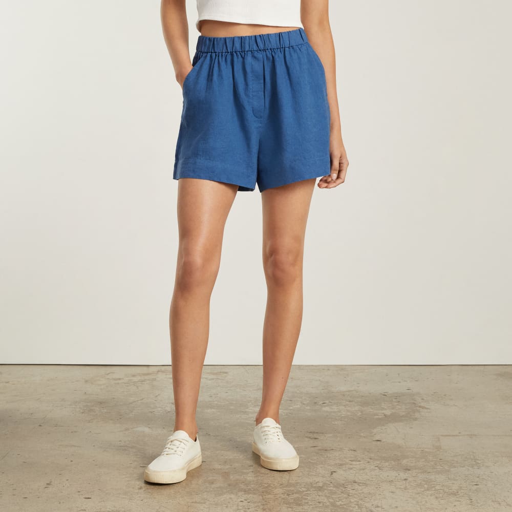 The Linen Boxer Short | Deep Blue - Image 2