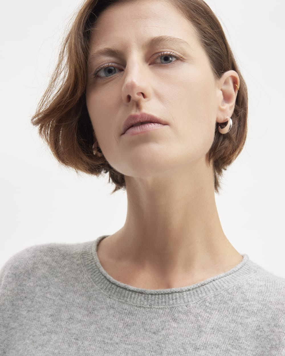 The Cozy-Stretch Crew | Heathered Grey - Image 4