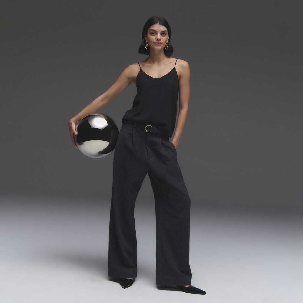 The Washable Clean Silk Cami | Black - Image 8