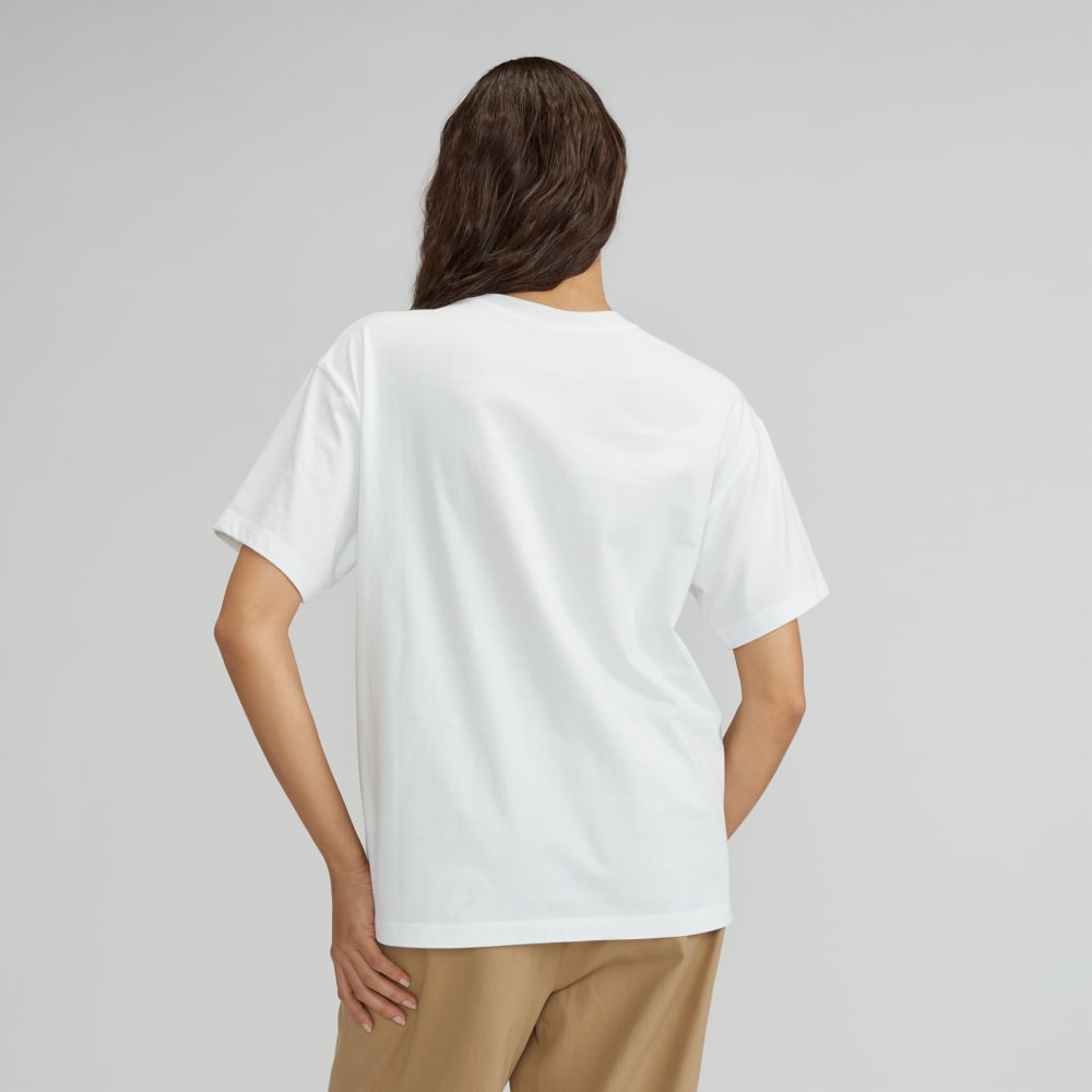 The Organic Cotton Relaxed Pocket Tee | White - Image 3