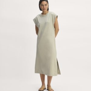 The Muscle Tee Midi Dress | Seagrass