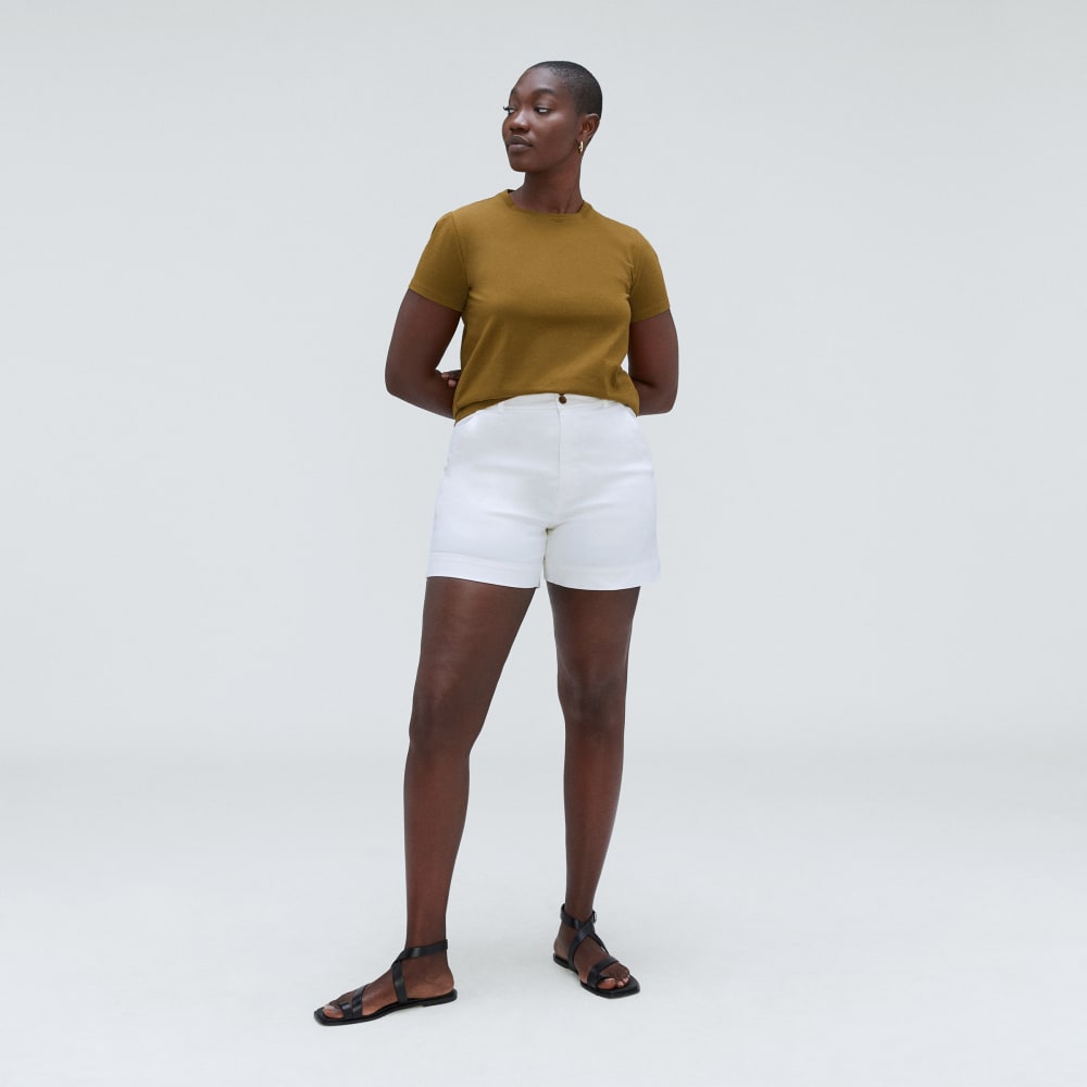 The Box-Cut Tee in Essential Cotton | Tapenade | No Pocket - Image 6