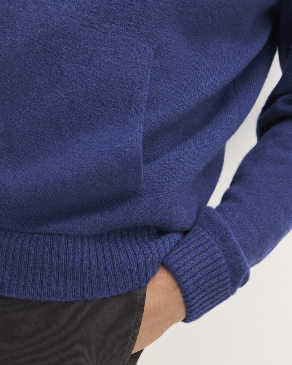 The Felted Merino Hoodie | Bellwether Blue Heather - Image 5