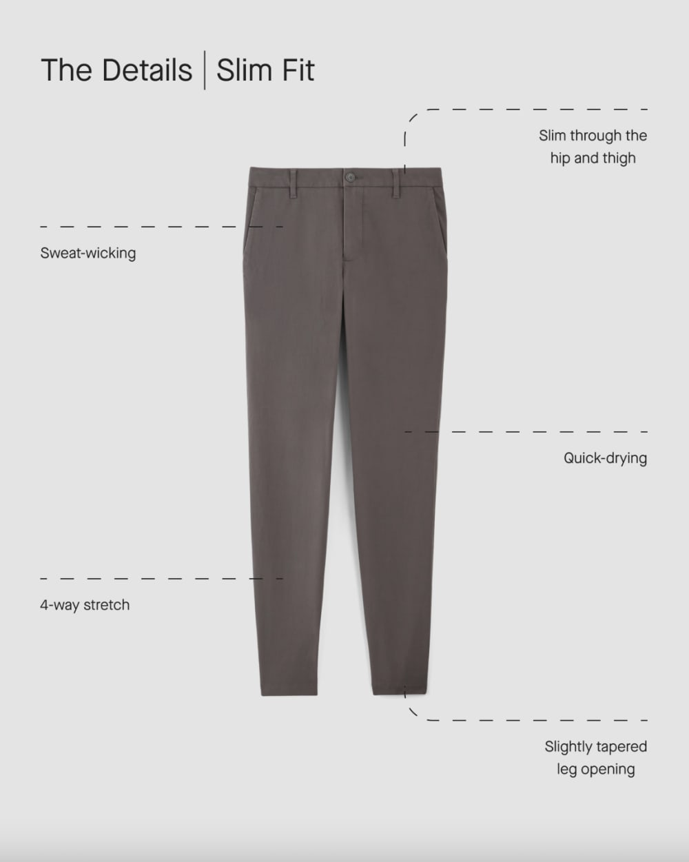 The Performance Chino | Uniform | Pale Green | Slim - Image 4