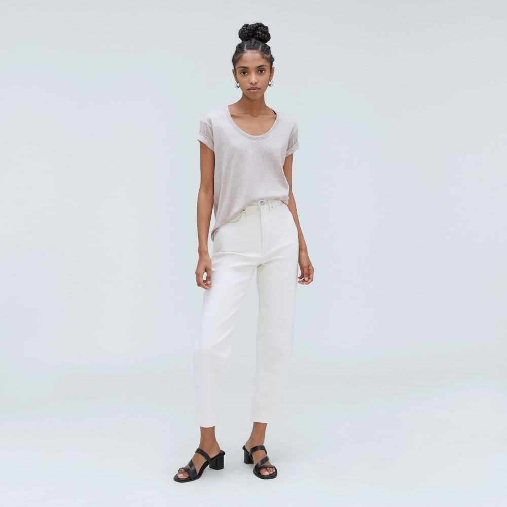 The Air Scoop-Neck Tee | Heathered Oatmeal - Image 6