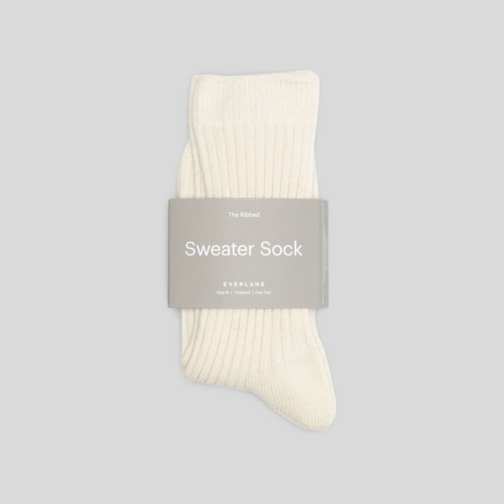 The Ribbed Sweater Sock | Canvas - Image 2